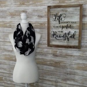 Black & White Infinity Scarf